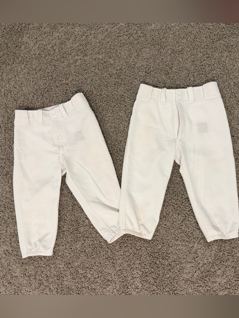 2 pairs of boys Mizuno knickers short baseball pants, size XL